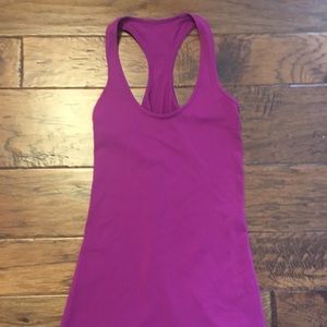 VEUC Lululemon Cool Racerback Tank Magenta Size 4